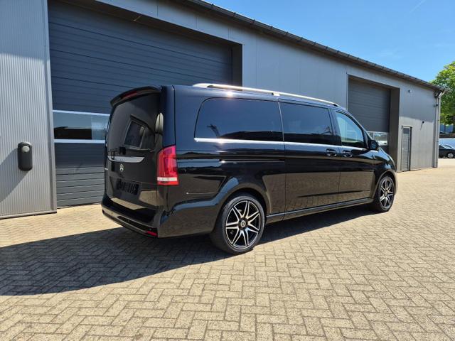 Mercedes-Benz V-Klasse 300d L3 237PS Automatik COMBI AVANT. Edition 6-Sitzer AMG Line Sitzheizung v+h Sitzlüftung elektr.Schiebetür l+r elektr.Heckklappe Tisch-Paket Navi Burmester Soundsystem Apple CarPlay Android Auto Matrix-LED 360°Kamera PDC ACC 19-LM 