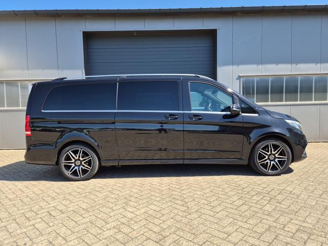 Mercedes-Benz V-Klasse 300d L3 237PS Automatik COMBI AVANT. Edition 6-Sitzer AMG Line Sitzheizung v+h Sitzlüftung elektr.Schiebetür l+r elektr.Heckklappe Tisch-Paket Navi Burmester Soundsystem Apple CarPlay Android Auto Matrix-LED 360°Kamera PDC ACC 19-LM 