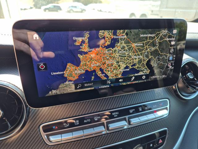 Mercedes-Benz V-Klasse 300d L3 237PS Automatik COMBI AVANT. Edition 6-Sitzer AMG Line Sitzheizung v+h Sitzlüftung elektr.Schiebetür l+r elektr.Heckklappe Tisch-Paket Navi Burmester Soundsystem Apple CarPlay Android Auto Matrix-LED 360°Kamera PDC ACC 19-LM 