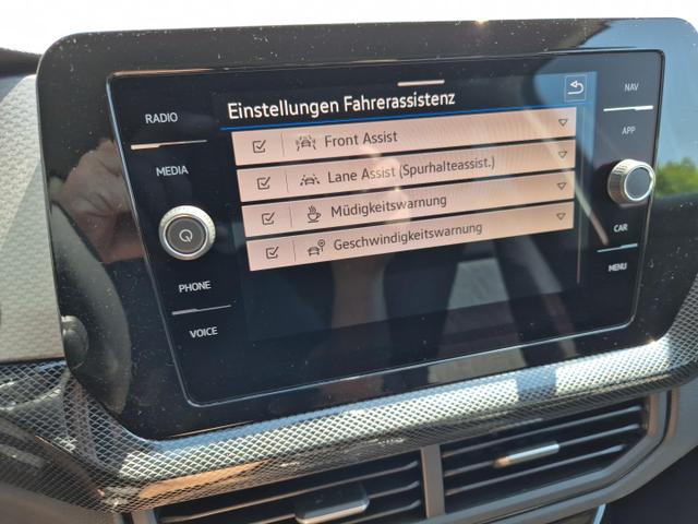 Volkswagen T-Cross 1.0 TSI 116PS DSG Life LED-Matrix-Scheinwerfer Klimaautomatik Sitzheizung PDC Rückf.Kamera 17-LM abged.Scheiben 2xKeyless DAB+ Bluetooth Touchscreen Apple CarPlay Android Auto 