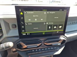 Dacia Duster Extreme Hybrid 140PS Automatik 1.6 SCE 4x Kamera elektr.Parkbremse Teil-Leder Klimaautomatik Bluetooth Apple Carplay Android Auto PDC v+h 2xKeyless 18"LM 