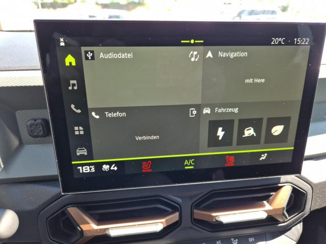 Dacia Duster Extreme Hybrid 140PS Automatik 1.6 SCE Sitzheizung Klimaautomatik PDC Rückf.kamera Bluetooth Apple Carplay Android Auto 2xKeyless 17-LM 