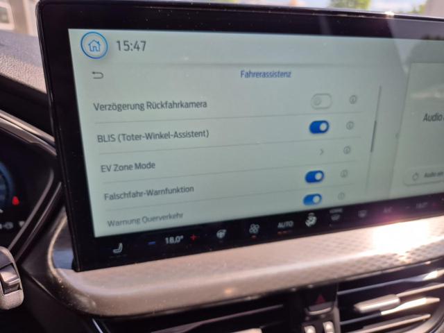 Ford Kuga Titanium 243PS PHEV Automatik schwenkb. AHK Sitzheizung v+h Lenkradheizung Frontscheibe beheizb. LED-Scheinwerfer Klimaautomatik Ford-Navi SYNC4 Apple CarPlay Android Auto Touchscreen Bluetooth PDC 4xKamera 2xKeyless 17"LM vollelektr. Reichweite 