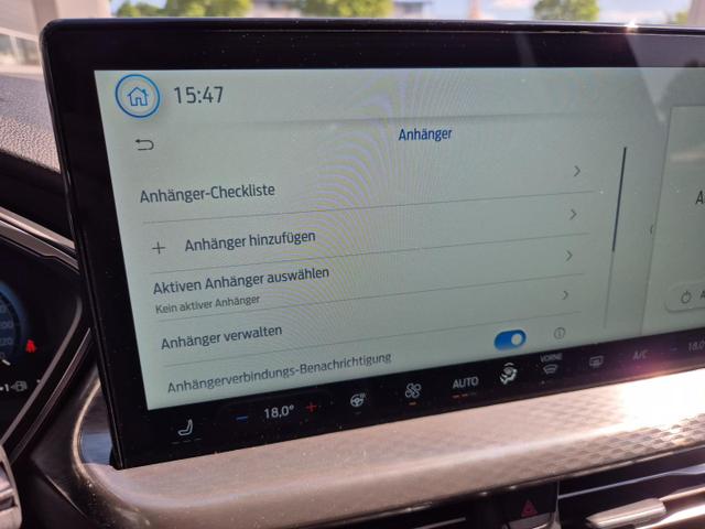 Ford Kuga Titanium 243PS PHEV Automatik schwenkb. AHK Sitzheizung v+h Lenkradheizung Frontscheibe beheizb. LED-Scheinwerfer Klimaautomatik Ford-Navi SYNC4 Apple CarPlay Android Auto Touchscreen Bluetooth PDC 4xKamera 2xKeyless 17"LM vollelektr. Reichweite 