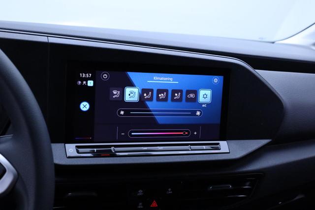 Volkswagen Caddy Cargo Comfort 2.0 TDI 122PS 2-Sitzer AHK Navi Rückf.Kamera PDC V+H Klima VW-Radio Apple CarPlay Android Auto Hecktüren180º Schiebetür rechts Ganzjahresreifen 