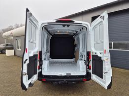 Ford Transit L2H2 2.0 EcoBlue 130PS Trend 3,5t 3-Sitzer AHK Sitzheizung Lenkradheizung Frontscheibe beheizb. Klimaautomatik PDC v+h Rückf.Kamera Bluetooth DAB Apple CarPlay Android Auto Tempomat Ganzj.Reifen 