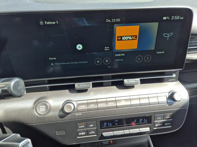 Hyundai KONA Select 1.6 GDI 129PS Hybrid Automatik MY2025 Voll-LED Klimaautomatik Navi Rückf.Kamera PDC v+h 12,3"-Touchscreen DAB+ Apple CarPlay Android Auto Tempomat 16-LM 