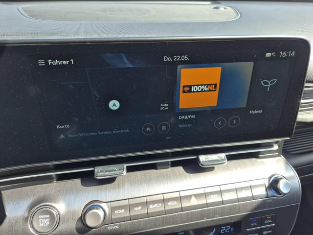 Hyundai KONA Select 1.6 GDI 129PS Hybrid Automatik MY2025 Voll-LED Klimaautomatik Navi Rückf.Kamera PDC v+h 12,3"-Touchscreen DAB+ Apple CarPlay Android Auto Tempomat 16-LM 
