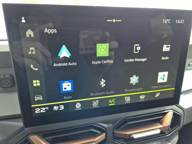 Dacia Duster Extreme 4x4 130PS 1.2 TCe Frontscheibe beheizb. 4x Kamera Lenkradheizung Sitzheizung Klimaautomatik Teil-Leder elektr.Parkbremse Bluetooth Apple Carplay Android Auto PDC v+h 2xKeyless 17-LM Ganzj.Reifen 