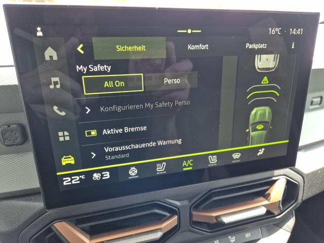 Dacia Duster Extreme 4x4 130PS 1.2 TCe Frontscheibe beheizb. 4x Kamera Lenkradheizung Sitzheizung Klimaautomatik Teil-Leder elektr.Parkbremse Bluetooth Apple Carplay Android Auto PDC v+h 2xKeyless 17-LM Ganzj.Reifen 