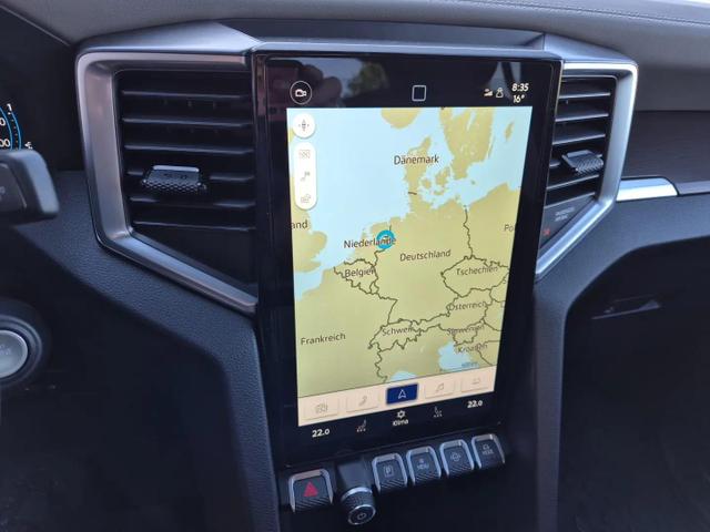 Volkswagen Amarok Style DoKa 3.0 TDI 240PS 4x4 Automatik Laderaumabdeckung Navi Lenkradheizung Frontscheibe beheizb. Sitzheizung AHK Rückf.Kamera ACC Klimaautomatik PDC v+h Apple Carplay Android Auto 2xKeyless 18"LM 