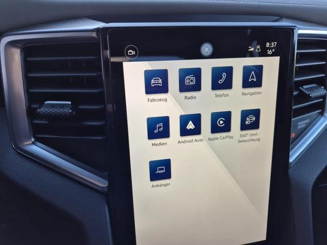 Volkswagen Amarok Style DoKa 3.0 TDI 240PS 4x4 Automatik Laderaumabdeckung Navi Lenkradheizung Frontscheibe beheizb. Sitzheizung AHK Rückf.Kamera ACC Klimaautomatik PDC v+h Apple Carplay Android Auto 2xKeyless 18"LM 