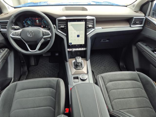 Volkswagen Amarok Style DoKa 3.0 TDI 240PS 4x4 Automatik Trittbrett Chrompaket Navi Lenkradheizung Frontscheibe beheizb. Sitzheizung AHK Rückf.Kamera ACC Klimaautomatik PDC v+h Apple Carplay Android Auto 2xKeyless 18"LM 