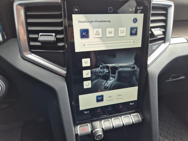 Volkswagen Amarok Style DoKa 3.0 TDI 240PS 4x4 Automatik Trittbrett Chrompaket Navi Lenkradheizung Frontscheibe beheizb. Sitzheizung AHK Rückf.Kamera ACC Klimaautomatik PDC v+h Apple Carplay Android Auto 2xKeyless 18"LM 