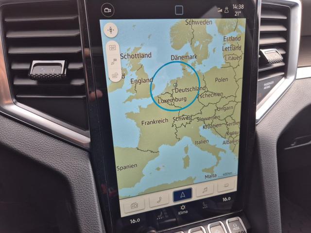 Volkswagen Amarok Style DoKa 3.0 TDI 240PS 4x4 Automatik Trittbrett Chrompaket Navi Lenkradheizung Frontscheibe beheizb. Sitzheizung AHK Rückf.Kamera ACC Klimaautomatik PDC v+h Apple Carplay Android Auto 2xKeyless 18"LM 