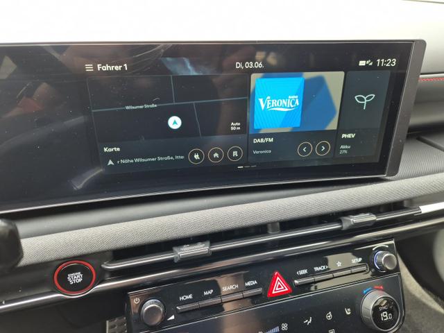 Hyundai TUCSON N-Line 1.6 T-GDI 252PS Automatik PHEV FACELIFT MY2025 Teil-Leder Sitzheizung Lenkradheizung ACC Klimaautomatik Navi 12,3"-Touchscreen DAB+ wireless Apple CarPlay + Android Auto PDC v+h Rückf.Kamera 2xKeyless 19-LM 