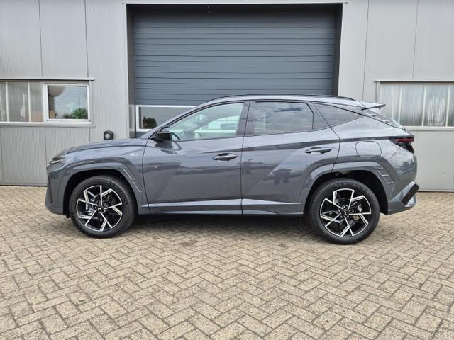 Hyundai TUCSON N-Line 1.6 T-GDI 252PS Automatik PHEV FACELIFT MY2025 Teil-Leder Sitzheizung Lenkradheizung ACC Klimaautomatik Navi 12,3"-Touchscreen DAB+ wireless Apple CarPlay + Android Auto PDC v+h Rückf.Kamera 2xKeyless 19-LM 