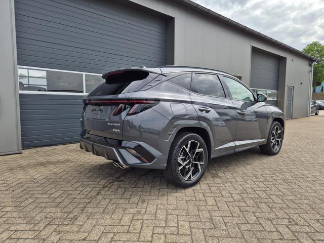 Hyundai TUCSON N-Line 1.6 T-GDI 252PS Automatik PHEV FACELIFT MY2025 Teil-Leder Sitzheizung Lenkradheizung ACC Klimaautomatik Navi 12,3"-Touchscreen DAB+ wireless Apple CarPlay + Android Auto PDC v+h Rückf.Kamera 2xKeyless 19-LM 