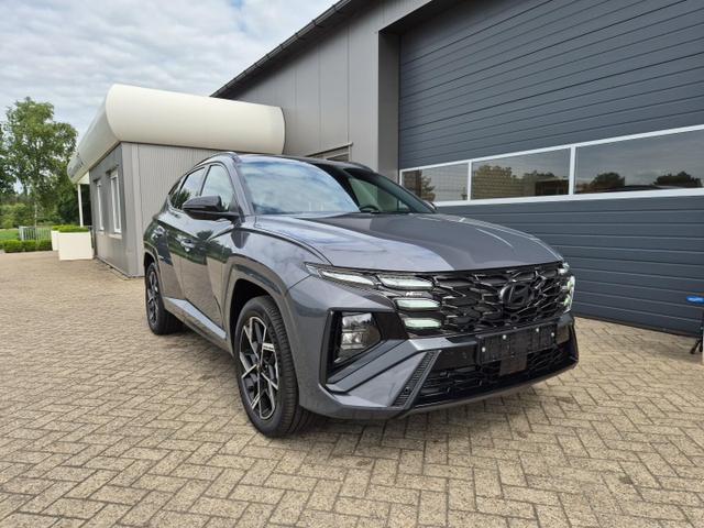 Hyundai TUCSON N-Line 1.6 T-GDI 252PS Automatik PHEV FACELIFT MY2025 Teil-Leder Sitzheizung Lenkradheizung ACC Klimaautomatik Navi 12,3"-Touchscreen DAB+ wireless Apple CarPlay + Android Auto PDC v+h Rückf.Kamera 2xKeyless 19-LM 