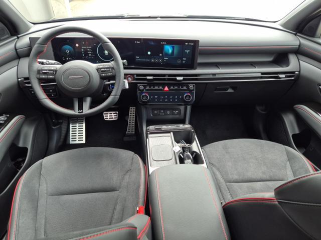 Hyundai TUCSON N-Line 1.6 T-GDI 252PS Automatik PHEV FACELIFT MY2025 Teil-Leder Sitzheizung Lenkradheizung ACC Klimaautomatik Navi 12,3"-Touchscreen DAB+ wireless Apple CarPlay + Android Auto PDC v+h Rückf.Kamera 2xKeyless 19-LM 