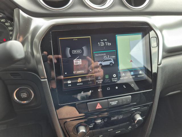 Suzuki Vitara 1.4 Boosterjet 129PS Hybrid Comfort+ Teilleder mit Alcantara Navi Klimaautomatik Sitzheizung ACC PDC v+h Rückf.Kamera Suzuki-Radio Apple CarPlay Android Auto Touchscreen 2xKeyless 17-LM 