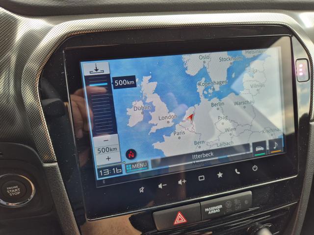 Suzuki Vitara 1.4 Boosterjet 129PS Hybrid Comfort+ Teilleder mit Alcantara Navi Klimaautomatik Sitzheizung ACC PDC v+h Rückf.Kamera Suzuki-Radio Apple CarPlay Android Auto Touchscreen 2xKeyless 17-LM 