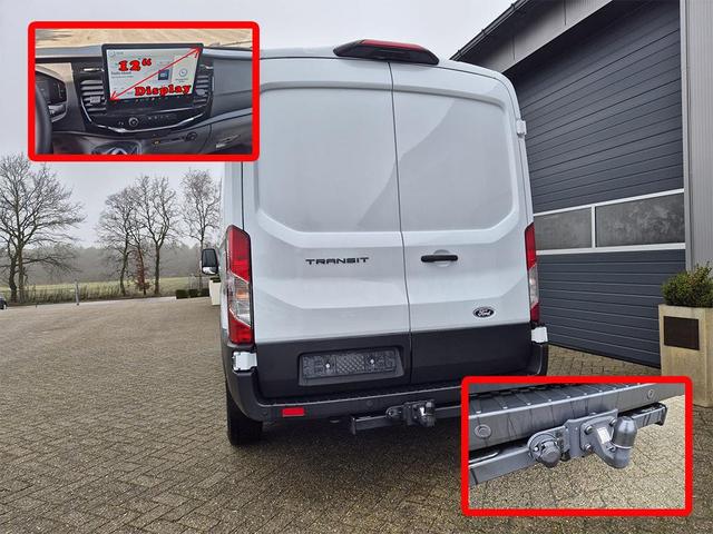 Ford Transit - L2H2 2.0 EcoBlue 165PS Trend Heckantrieb 3,5t 2-Sitzer AHK Sitzheizung Lenkradheizung Frontscheibe beheizb. Klimaautomatik PDC v+h Rückf.Kamera Bluetooth DAB Apple CarPlay Android Auto Tempomat Ganzj.Reifen