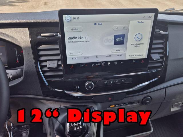 Ford Transit - L2H2 2.0 EcoBlue 165PS Trend Heckantrieb 3,5t 2-Sitzer AHK Sitzheizung Lenkradheizung Frontscheibe beheizb. Klimaautomatik PDC v+h Rückf.Kamera Bluetooth DAB Apple CarPlay Android Auto Tempomat Ganzj.Reifen