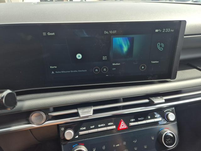 Hyundai TUCSON 1.6 T-GDI 160PS Sitzheizung Lenkradheizung Klimaautomatik Navi 12,3"-Touchscreen DAB+ wireless Apple CarPlay + Android Auto PDC v+h Rückf.Kamera 2xKeyless 17-LM 