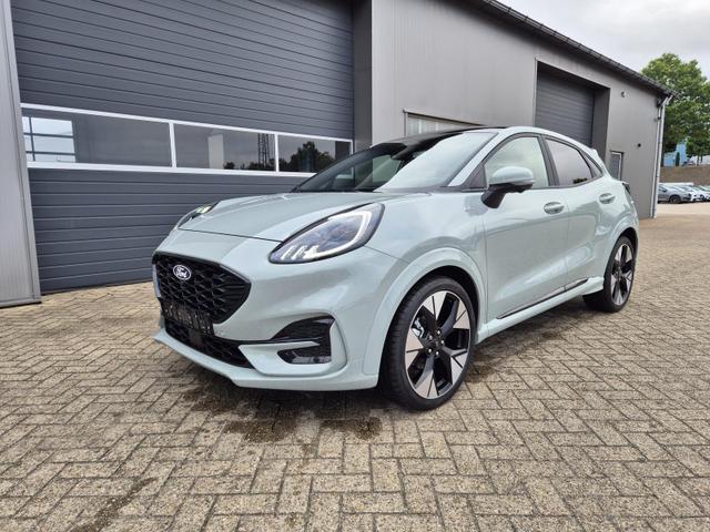 Ford Puma - ST-Line X 1.0 EcoBoost Hybrid 125PS Automatik Matrix-LED elektr. PanoDach 4x Kamera AbstandsTempomat el.Heckklappe Premium Leder (Sensico) B+O-Sound Klimaautomatik Sitzheizung Lenkradheizung Frontscheibe beheizb. Ford-Navi SYNC4 Bluetooth Apple CarP