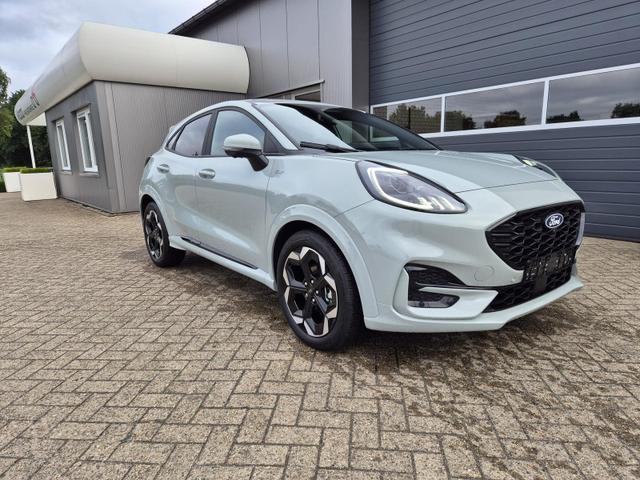 Ford Puma - ST-Line X 1.0 EcoBoost Hybrid 125PS Automatik Matrix-LED 4x Kamera AbstandsTempomat el.Heckklappe Premium Leder (Sensico) B+O-Sound Klimaautomatik Sitzheizung Lenkradheizung Frontscheibe beheizb. Ford-Navi SYNC4 Bluetooth Apple CarPlay Android Auto