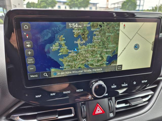 Hyundai i30 Kombi 1.0 T-GDI 100PS Automatik Sitzheizung Lenkradheizung Klimaautomatik Navi 10,25"-Touchscreen DAB+ wireless Apple CarPlay + Android Auto PDC v+h Rückf.Kamera 16-LM 