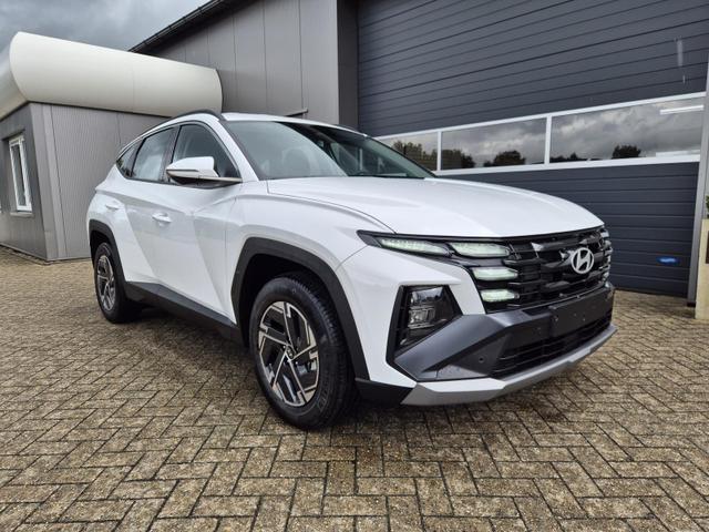 Hyundai TUCSON 1.6 T-GDI 160PS Sitzheizung Lenkradheizung Klimaautomatik Navi 12,3"-Touchscreen DAB+ wireless Apple CarPlay + Android Auto PDC v+h Rückf.Kamera 2xKeyless 17-LM 