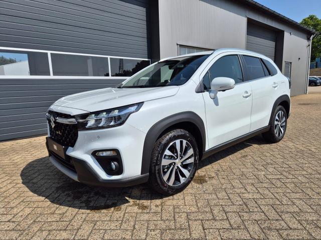 Suzuki S-Cross - Comfort+ 129PS MHEV 4x4 ALLGRIP 1.4 Boosterjet Teil-Leder Navi Klimaautomatik Sitzheizung ACC PDC v+h 4x Kamera Suzuki-Radio Apple CarPlay Android Auto Touchscreen 2xKeyless 17-LM