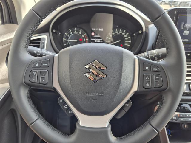 Suzuki S-Cross Comfort+ 129PS MHEV 4x4 ALLGRIP 1.4 Boosterjet Teil-Leder Navi Klimaautomatik Sitzheizung ACC PDC v+h 4x Kamera Suzuki-Radio Apple CarPlay Android Auto Touchscreen 2xKeyless 17-LM 