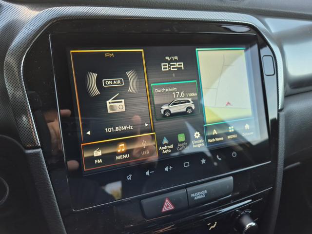 Suzuki Vitara Comfort+ 129PS MHEV 4x4 ALLGRIP 1.4 Boosterjet Allrad Teilleder mit Alcantara Navi Klimaautomatik Sitzheizung ACC PDC v+h Rückf.Kamera Suzuki-Radio Apple CarPlay Android Auto Touchscreen 2xKeyless 17-LM 