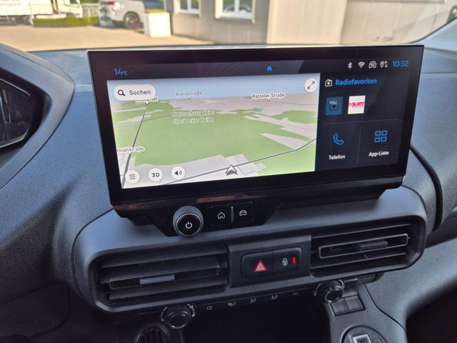 Peugeot Partner 1.5 BlueHDI 102PS NEUES MODELL 2-Sitzer AHK Klima Radio Apple CarPlay Android Auto Bluetooth DAB PDC v+h Rückf.Kamera Tempomat Ganzj.Reifen 