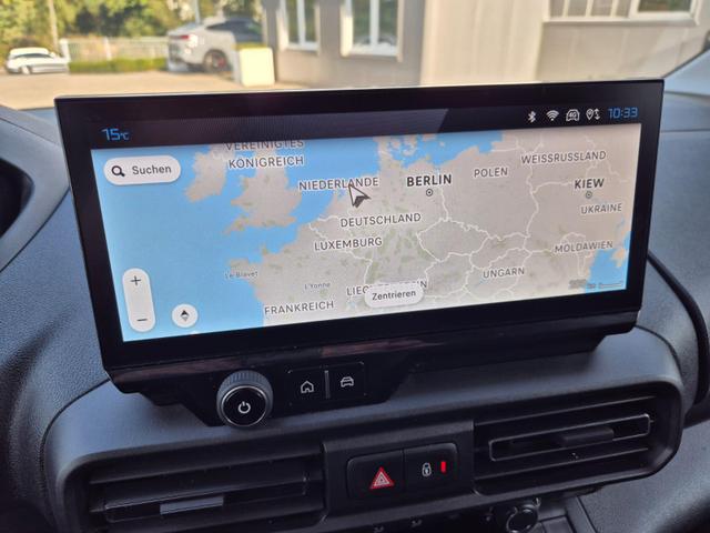 Peugeot Partner 1.5 BlueHDI 102PS NEUES MODELL 2-Sitzer AHK Klima Radio Apple CarPlay Android Auto Bluetooth DAB PDC v+h Rückf.Kamera Tempomat Ganzj.Reifen 