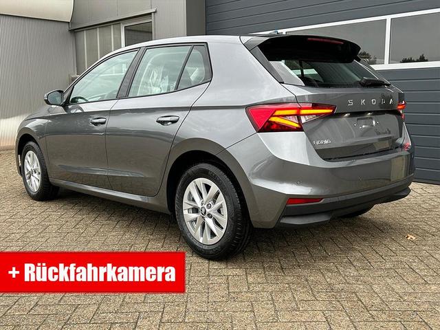 Skoda Fabia 1.0 TSI 115PS DSG Selection 5-türig 15"LM Rückf.Kamera Parksensoren Sitzheizung Multifunktionslenkrad Klima Skoda-Radio Bluetooth Touchscreen Tempomat Nebelsch. Apple CarPlay + Android Auto 