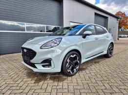 Ford Puma ST-Line X 1.0 EcoBoost Hybrid 125PS Automatik NEUES MODELL 360°Kamera AbstandsTempomat el.Heckklappe Premium Leder (Sensico) B+O-Sound Klimaautomatik Sitzheizung Lenkradheizung Frontscheibe beheizb. Ford-Navi SYNC4 Bluetooth Apple CarPlay Android A 
