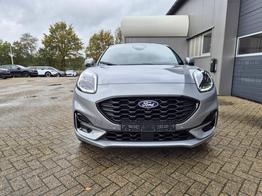 Ford Puma ST-Line X 1.0 EcoBoost Hybrid 125PS Automatik NEUES MODELL 360°Kamera AbstandsTempomat el.Heckklappe Premium Leder (Sensico) B+O-Sound Klimaautomatik Sitzheizung Lenkradheizung Frontscheibe beheizb. Ford-Navi SYNC4 Bluetooth Apple CarPlay Android A 