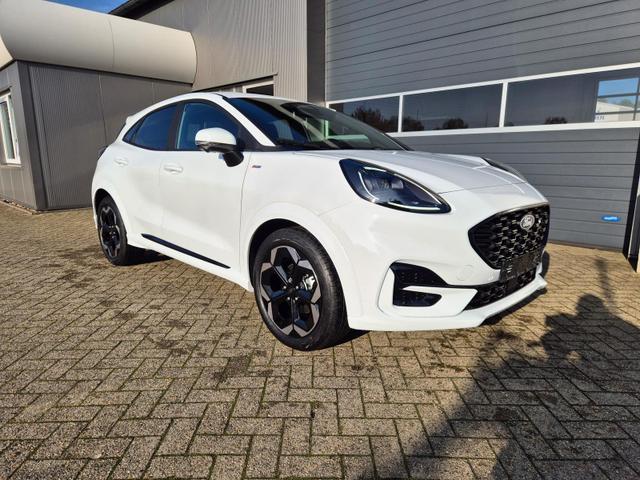 Ford Puma ST-Line X 1.0 EcoBoost Hybrid 125PS Automatik NEUES MODELL 360°Kamera AbstandsTempomat el.Heckklappe Premium Leder (Sensico) B+O-Sound Klimaautomatik Sitzheizung Lenkradheizung Frontscheibe beheizb. Ford-Navi SYNC4 Bluetooth Apple CarPlay Android A 
