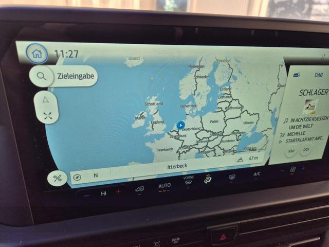 Ford Transit Custom Kombi 9-Sitzer L2 2.5 Duratec PHEV 233PS Automatik Trend 3,4t Klimaautomatik Frontscheibe beheizb. Rückf.kamera PDC v+h Tempomat Navi Bluetooth Touchscreen Apple CarPlay Android Auto Ganzj.Reifen 