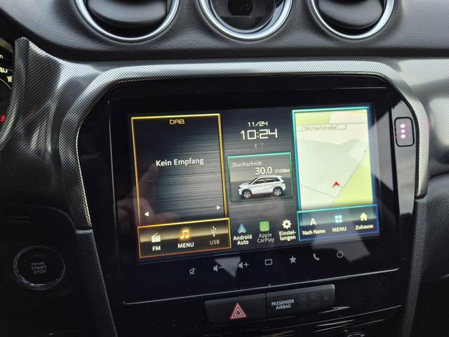 Suzuki Vitara Comfort+ 110PS Automatik MHEV 4x4 ALLGRIP 1.4 Boosterjet Allrad Teilleder Navi Klimaautomatik Sitzheizung ACC PDC v+h Rückf.Kamera Suzuki-Radio Apple CarPlay Android Auto Touchscreen 2xKeyless 17-LM 