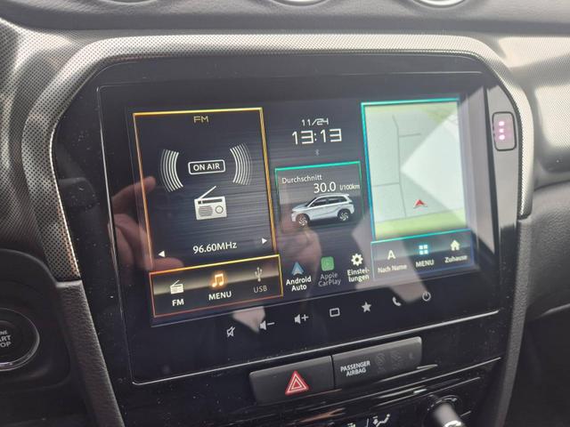 Suzuki Vitara Comfort+ 110PS Automatik MHEV 4x4 ALLGRIP 1.4 Boosterjet Allrad Teilleder Navi Klimaautomatik Sitzheizung ACC PDC v+h Rückf.Kamera Suzuki-Radio Apple CarPlay Android Auto Touchscreen 2xKeyless 17-LM 