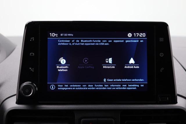 Peugeot Partner 1.5 BlueHDI 102PS 2-Sitzer AHK Klima Radio Apple CarPlay Android Auto Bluetooth DAB PDC v+h Rückf.Kamera Tempomat Ganzj.Reifen 