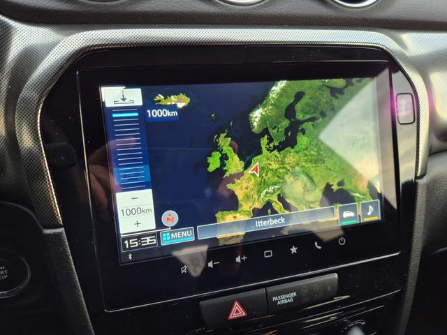 Suzuki Vitara Comfort+ 110PS Automatik MHEV 4x4 ALLGRIP 1.4 Boosterjet Allrad Teilleder Navi Klimaautomatik Sitzheizung ACC PDC v+h Rückf.Kamera Suzuki-Radio Apple CarPlay Android Auto Touchscreen 2xKeyless 17-LM 