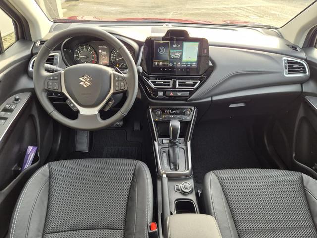Suzuki S-Cross Comfort+ 110PS Automatik MHEV 4x4 ALLGRIP 1.4 Boosterjet Allrad Teilleder Navi Klimaautomatik Sitzheizung ACC PDC v+h 4x Kamera Suzuki-Radio Apple CarPlay Android Auto Touchscreen 2xKeyless 17-LM 