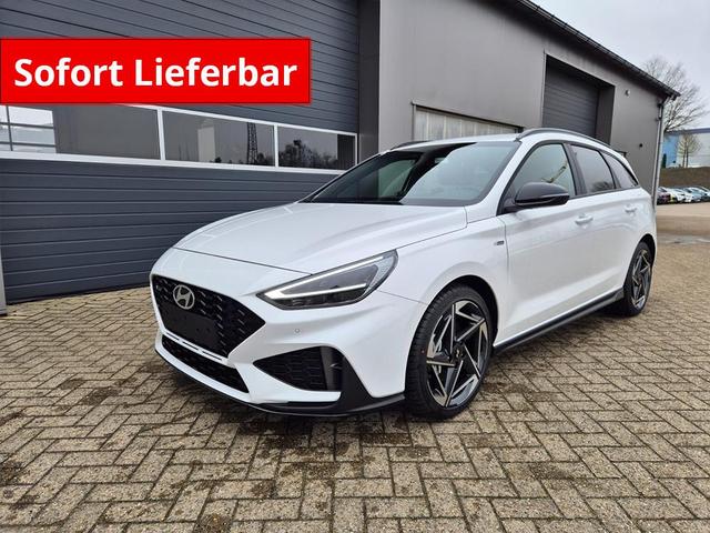 Hyundai i30 Kombi 1.6 T-GDI 150PS Automatik N-Line MY2026 Sitzheizung Lenkradheizung Klimaautomatik Navi 10,3"-Touchscreen Bluelink Apple CarPlay + Android Auto PDC v+h R&uuml;ckf.Kamera 18-LM 