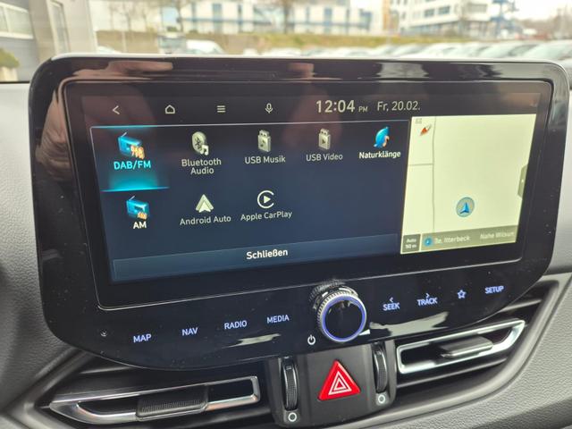 Hyundai i30 Kombi 1.6 T-GDI 150PS Automatik N-Line MY2026 Sitzheizung Lenkradheizung Klimaautomatik Navi 10,3"-Touchscreen Bluelink Apple CarPlay + Android Auto PDC v+h R&uuml;ckf.Kamera 18-LM 